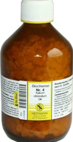 Biochemie 4 Kalium Chloratum D 6 1000 Tabletten