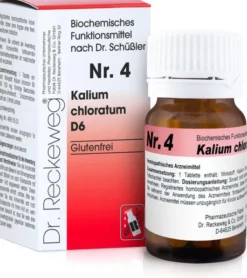Biochemie 4 Kalium Chloratum D 6 200 Tabletten