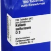 Biochemie 6 Kalium Sulfuricum D 3 200 Tabletten