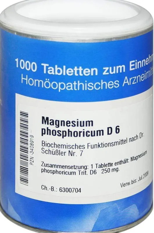 Biochemie 7 Magnesium Phosphoricum D6 Tabletten 1000 Tabletten