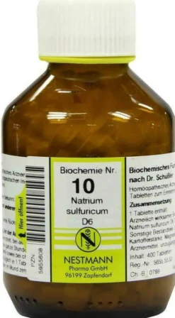 Biochemie 10 Natrium Sulfuricum D 6 400 Tabletten