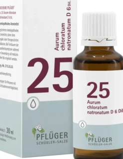 Biochemie Pflüger 25 Aurum Chloratum Natronatum D6 30 ml Tropfen