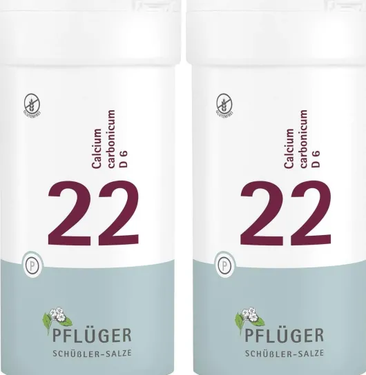 Biochemie Pflüger 22 Calcium carbonicum D6 2 x 400 Tabletten