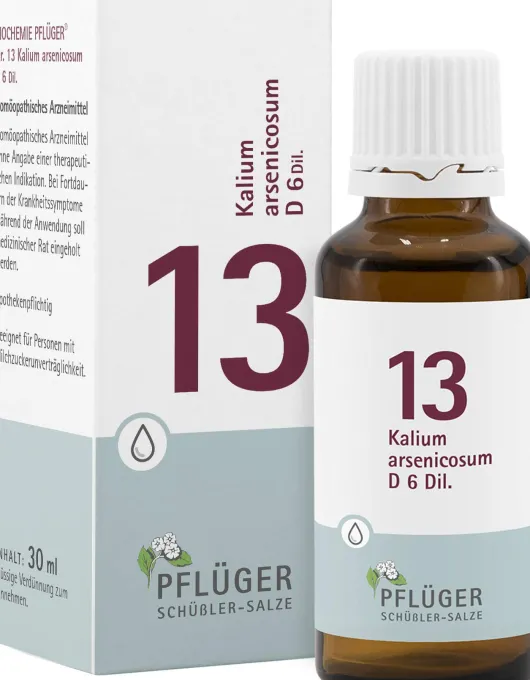 Biochemie Pflüger 13 Kalium Arsenicosum D6 30 ml Tropfen