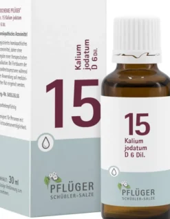 Biochemie Pflüger 15 Kalium Jodatum D6 30 ml Tropfen