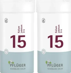 Biochemie Pflüger 15 Kalium jodatum D6 2 x 400 Tabletten