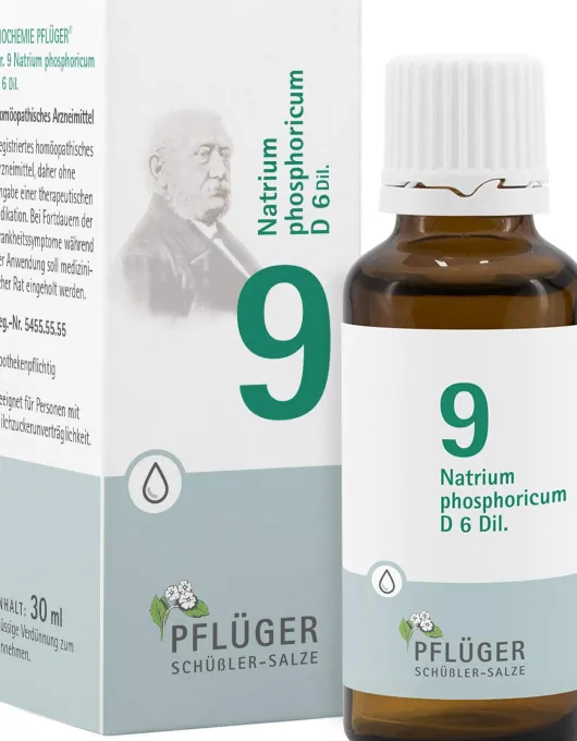 Biochemie Pflüger 9 Natrium Phosphoricum D6 30 ml Tropfen