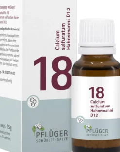 Biochemie Pflüger Nr. 18 Calcium Sulfuratum Hahnemanni D12 15 G...
