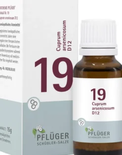 Biochemie Pflüger Nr. 19 Cuprum Arsenicosum D12 15 G Globuli