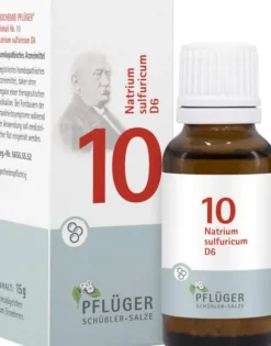 Biochemie Pflüger Nr. 10 Natrium Sulfuricum D6 15 G Globuli