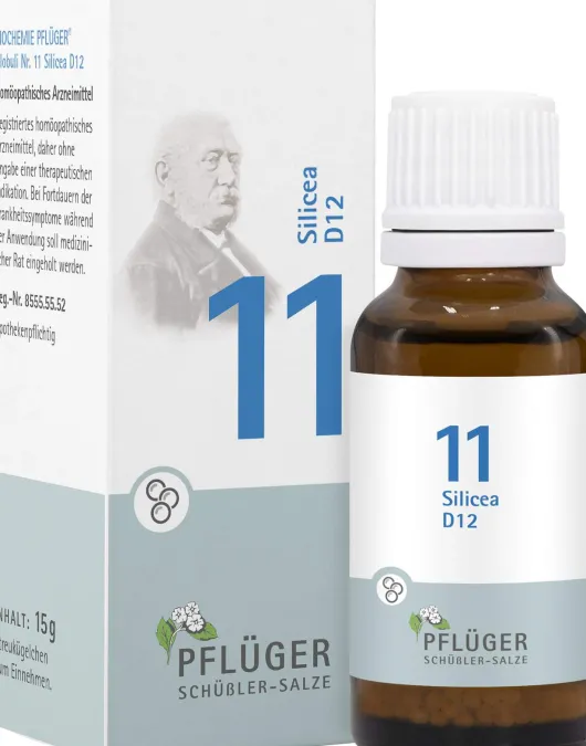 Biochemie Pflüger Nr. 11 Silicea D12 15 G Globuli