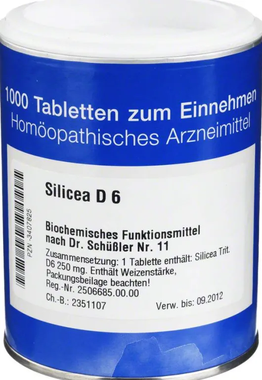 Biochemie 11 Silicea D 6 1000 Tabletten