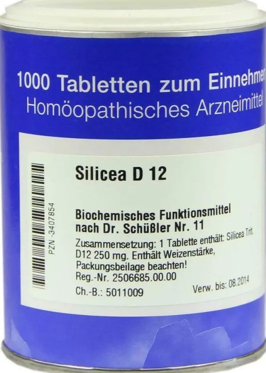 Biochemie 11 Silicea D12 Tabletten 1000 Tabletten