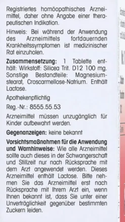 Biochemie 11 Silicea D 12 Tabletten