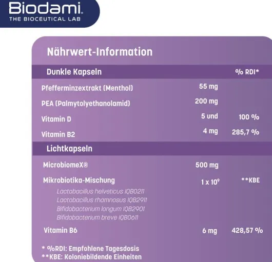 Biodami Darmbiomix Support 30 Kapseln