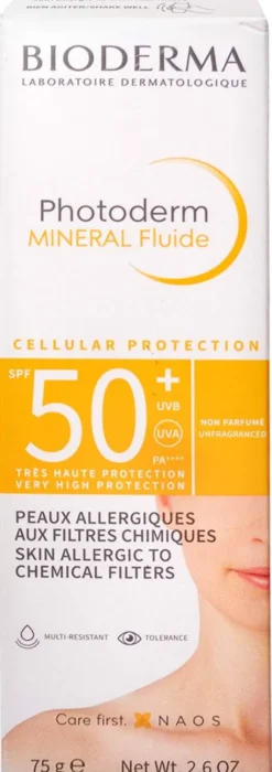 Bioderma Photoderm Mineralfluid Spf 50+ 75 G