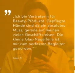 Bio-H-Tin Glas Nagelfeile Set 1 Stück