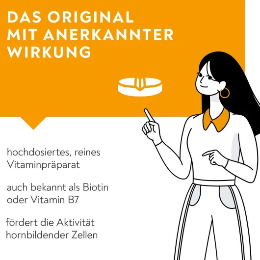 Bio-H-Tin Vitamin H 5 mg Für 2 Monate 30 Tabletten