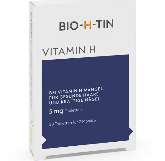 Bio-H-Tin Vitamin H 5 mg Für 2 Monate 30 Tabletten