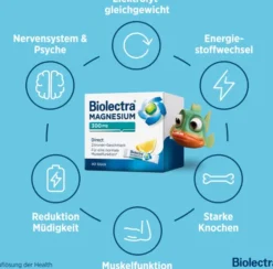 Biolectra Magnesium 300 mg Direct Zitronengeschmack 60 Beutel