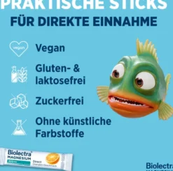 Biolectra Magnesium 300 mg Direct Orangengeschmack 60 Pellet