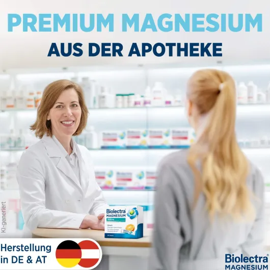 Biolectra Magnesium 300 mg Direct Orangengeschmack 60 Pellet