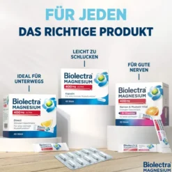 Biolectra Magnesium 300 mg Direct Zitronengeschmack 20 Beutel