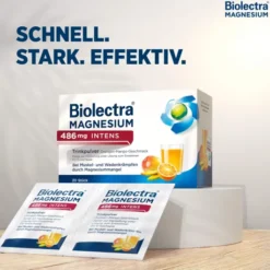Biolectra Magnesium 486 mg intens Trinkpulver Orange-Mango 20 Stück