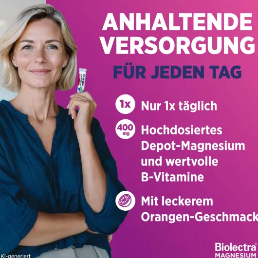 Biolectra Magnesium 400 mg Nerven & Muskeln Vital 100 Beutel