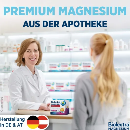 Biolectra Magnesium 400 mg Nerven & Muskeln Vital 60 Beutel
