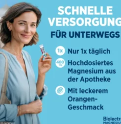 Biolectra Magnesium 400 mg ultra Direct Orangengeschmack 20 Pellets