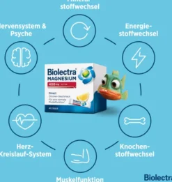Biolectra Magnesium 400 mg ultra Direct Zitrone 100 Pellets