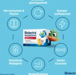 Biolectra Magnesium 400 mg Ultra Trinkgranulat Orangengeschmack...