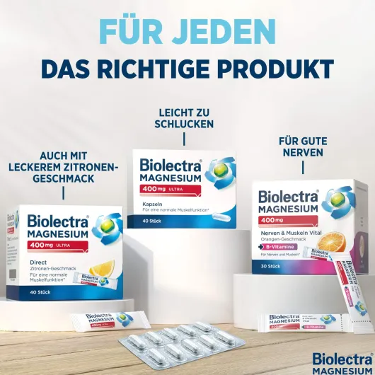 Biolectra Magnesium 400 mg ultra Direct Orangengeschmack 40 Pellets