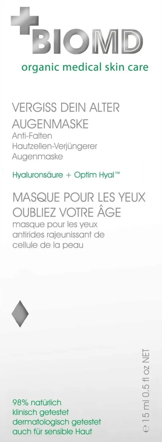 Biomed Vergiss Dein Alter Anti-Aging Augenmaske 15 ml