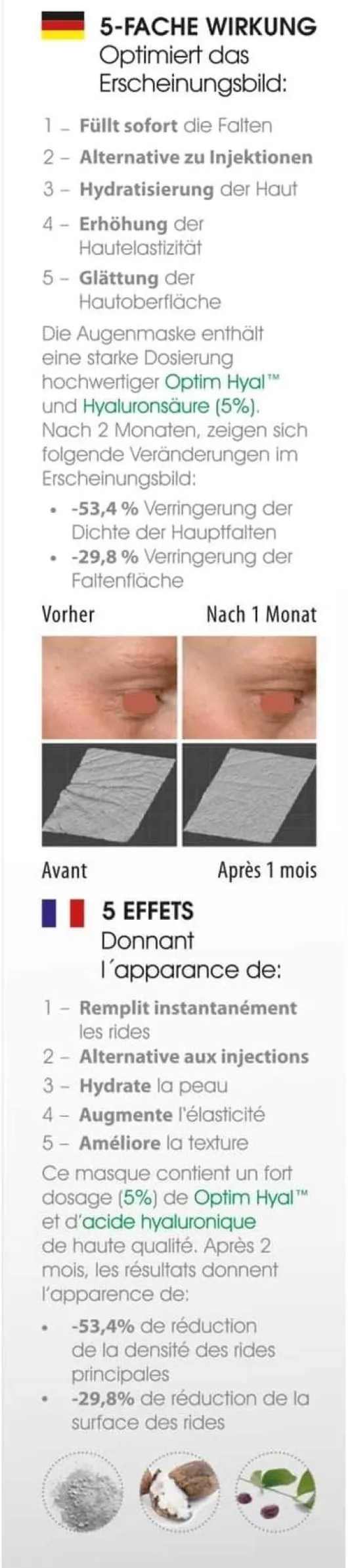 Biomed Vergiss Dein Alter Anti-Aging Augenmaske 15 ml