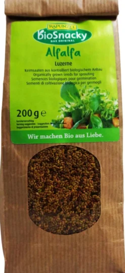 Biosnacky Sprossensamen Alfalfa 200 G