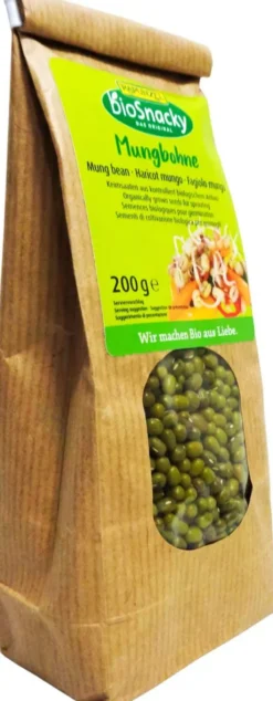 Biosnacky Sprossensamen Mungbohnen 200 G