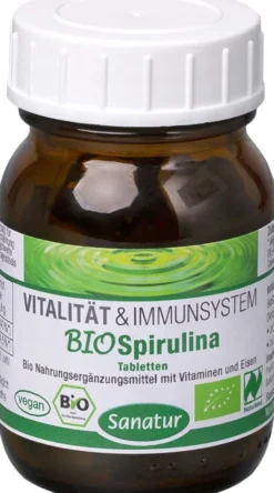 Biospirulina Mikroalgen Naturland 100 Tabletten