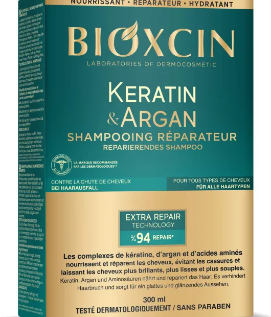Bioxcin Keratin & Argan Shampoo 300 ml