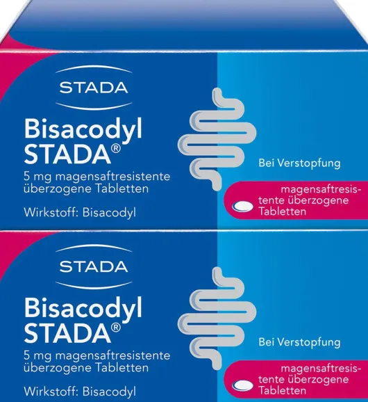 Bisacodyl Stada 5 mg magensaftresistent überzogene Tabletten 2 x 100 Stück