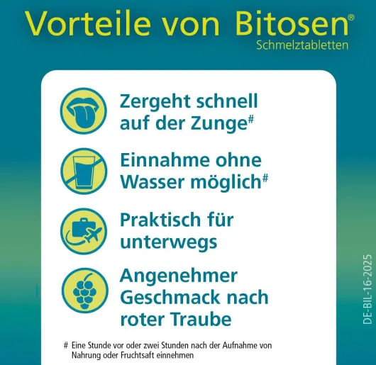 Bitosen 20 mg 10 Schmelztabletten