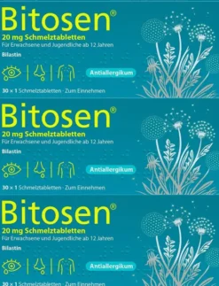 Bitosen 20 mg 3 x 30 Schmelztabletten