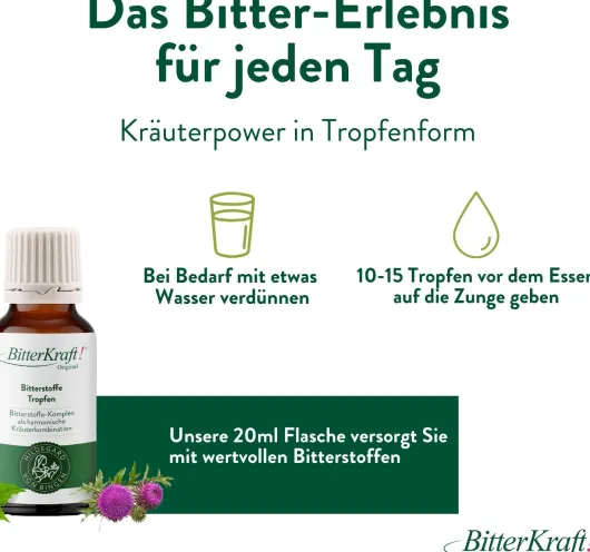 Bitterkraft Original Bitterstoffe Tropfen 20 ml