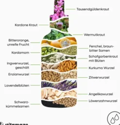 Bitter Tropfen 15 Kräuter + Cholin ohne Alkohol 50 ml