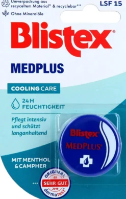 Blistex Medplus Creme Ohne Mineralöl Tiegel 7ml