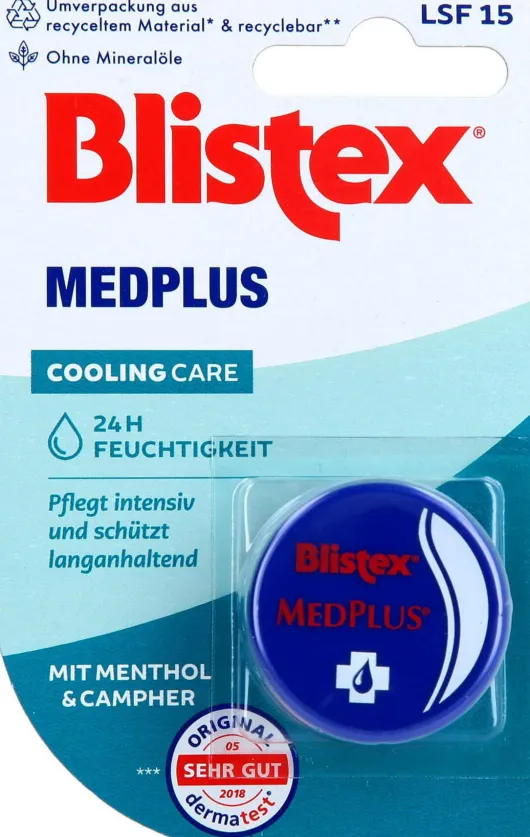 Blistex Medplus Creme Ohne Mineralöl Tiegel 7ml