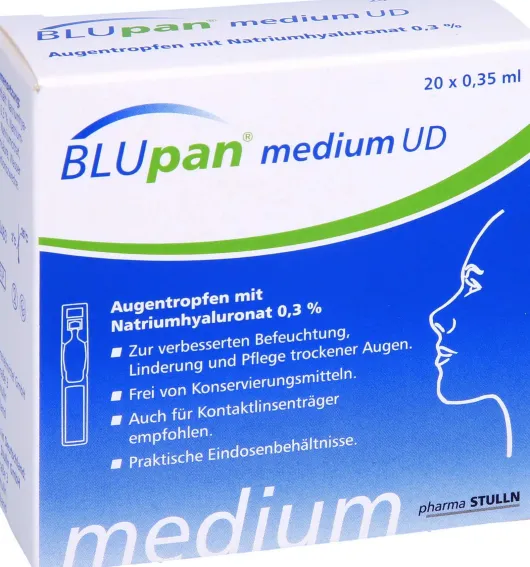 Blupan Medium Ud Augentropfen