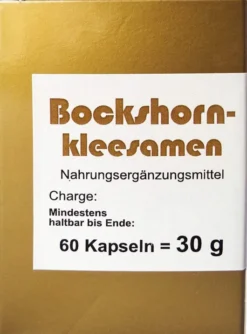 Bockshornkleesamen Kapseln 120 Stück