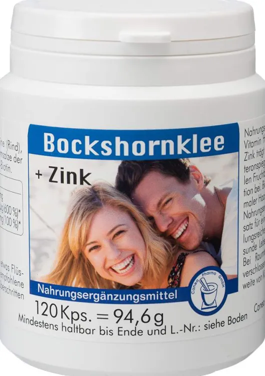 Bockshornklee + Zink Kapseln 120 Kapseln